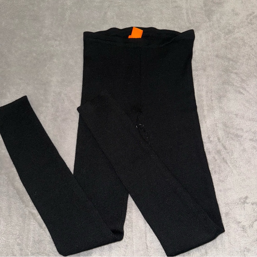 Joe Fresh Black Winter Tights/ Leggings, Pantyhose Elastic Skinny Pants